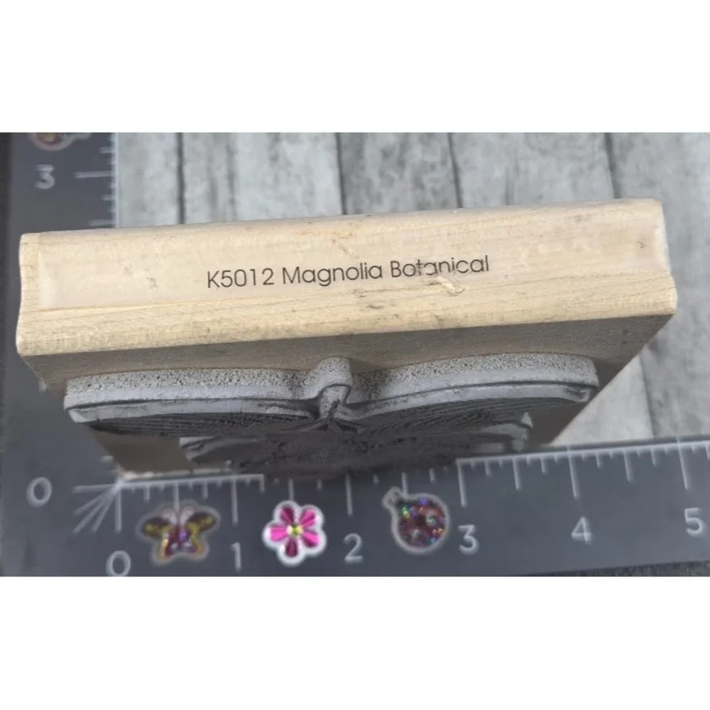 Paper Inspirations Magnolia Botanical K5012 Flower Rubber Stamp Wood #A8